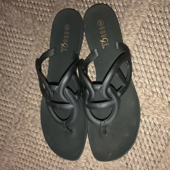 Rouge Helium Rubber Sandals (Name brand Inspired Egerie  Her més) - Picture 7 of 8